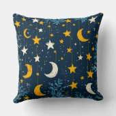 Coussin Étoiles et ciel nocturne (Verso)