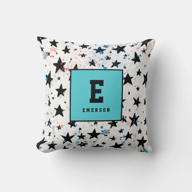 Coussin étoiles et espace plaisir astronomie motif (Recto)