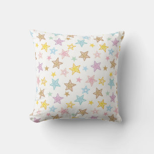 Coussin Étoiles Motif Jeu d'oreiller