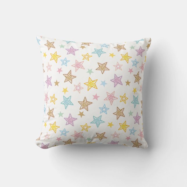 Coussin Étoiles Motif Jeu d'oreiller (Recto)