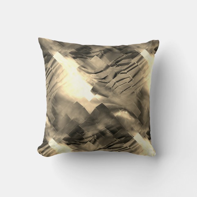 Coussin Etrange mosaïque abstraite avec choc des tons (Recto)