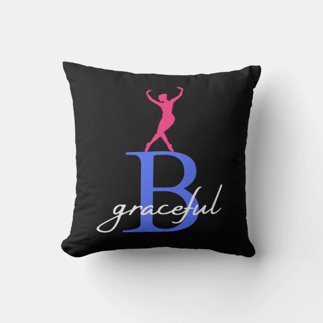 Coussin Être gracieuse, une ballerine (Recto)