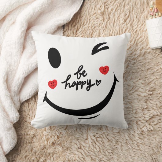 Coussin être heureux (Couverture)