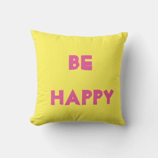 Coussin être heureux (Recto)