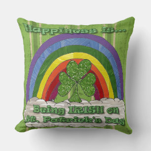 Coussin Être Irlandais le jour de la Saint-Patrick