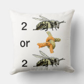 Coussin Être ou ne pas être (Verso)