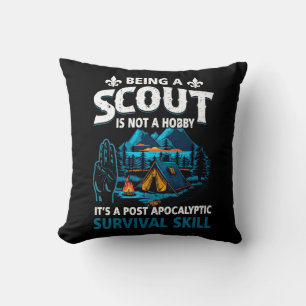 Coussin Être Un Scout N'Est Pas Un Hobby Son Un Post Apoca