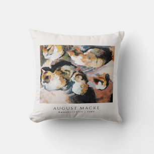 Coussin Étude d'un chat   Katzenstudien (1909) août Macke