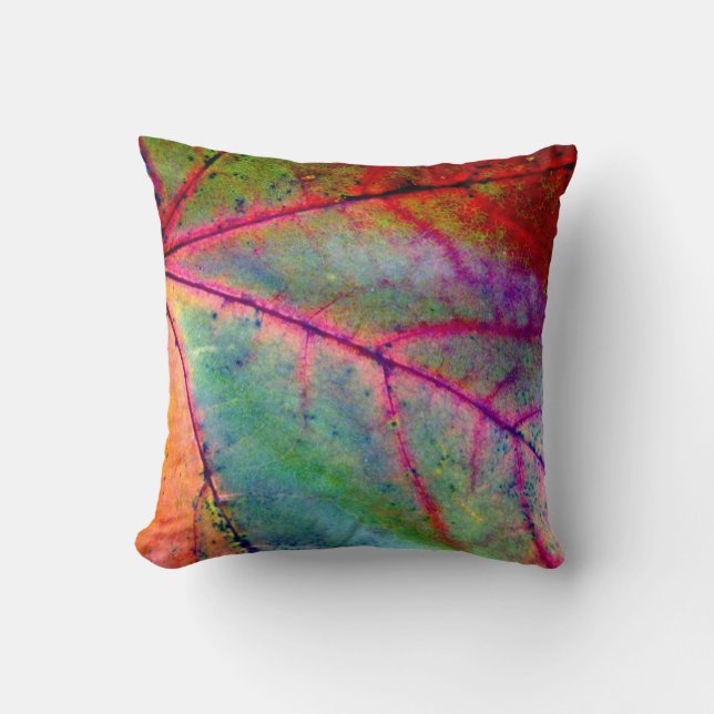 Coussin Étude d'une feuille (Recto)