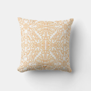 Coussin Étui pour téléphone / iPad en damas or éclipse sol