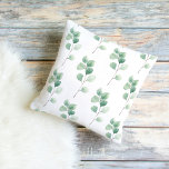 Coussin Eucalyptus Motif vert<br><div class="desc">Eucalyptus Motif vert</div>