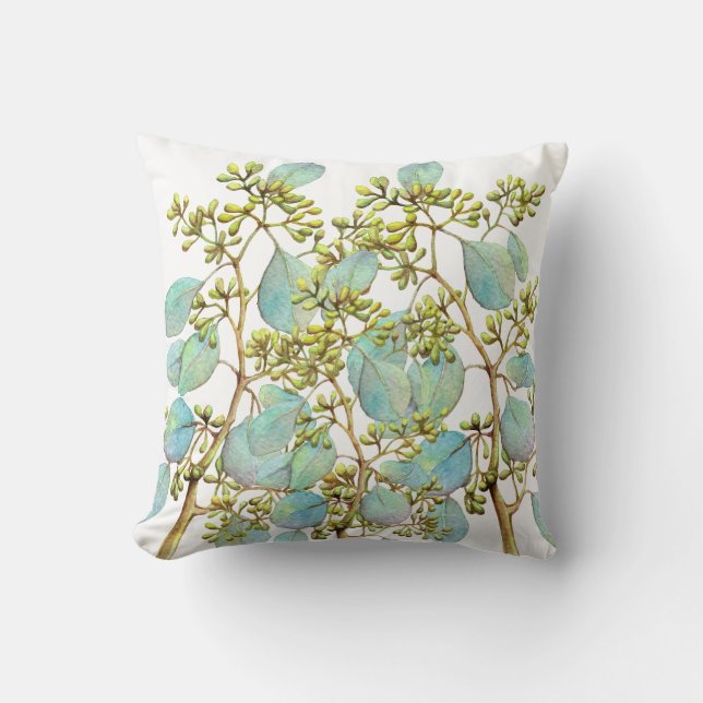 Coussin Eucalyptus prédéfini 01 (Recto)