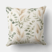 Coussin Eucalyptus Sage Green Pillow (Verso)