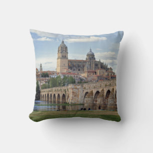 Coussin Europe, Espagne, Salamanque. Le pont romain sur
