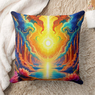 Coussin Éveil Divin de la Ville Lumière