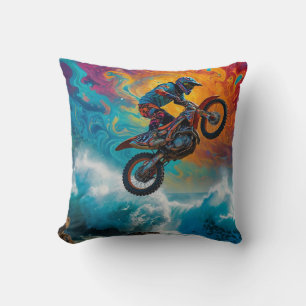 Coussin Événement de Motocross sur la Côte