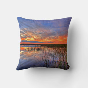 Coussin Everglades colorés, Floride,