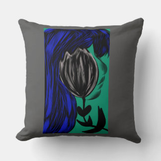 Coussin Evoquée par sa propre beauté
