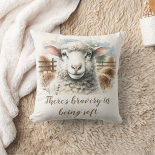 Coussin Ewe doux : Mouton doux en laine