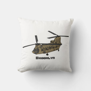Coussin Exemple d'hélicoptère militaire Chinook