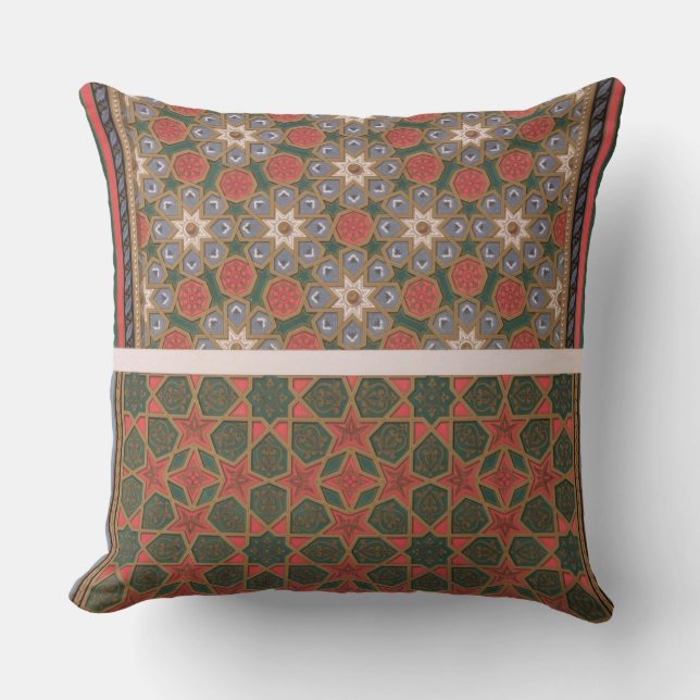 Coussin Exemples des décorations de plafond, 'd'art arabe (Recto)