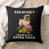 Coussin Exercice carlin Chien Je Pensais Que Vous Avez Dit (Couverture)