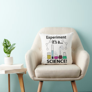 Coussin Expérience scientifique C'est une science