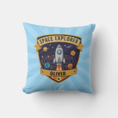 Coussin Explorateur de l'espace futur (Recto)