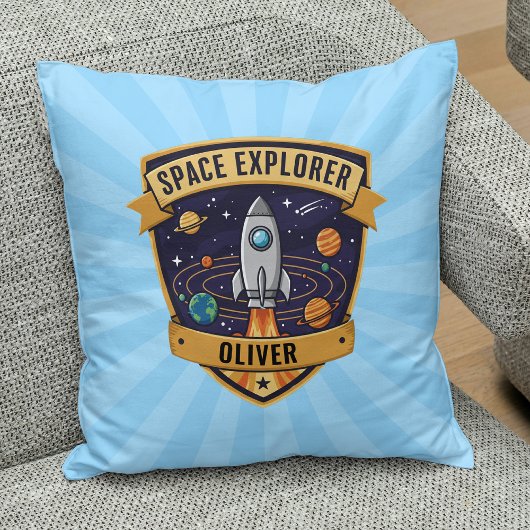 Coussin Explorateur de l'espace futur