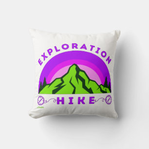 Coussin EXPLORATION Randonnée pédestre randonneur cadeau