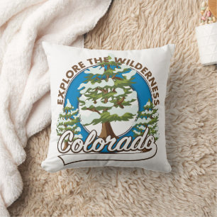 Coussin Explorez la nature sauvage, Colorado