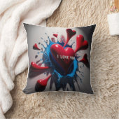 Coussin Exploser les coeurs et les larmes : explosion émot (Couverture)