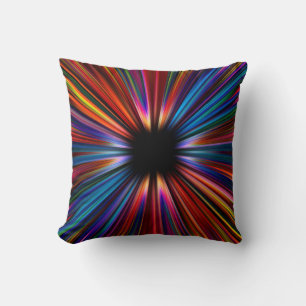 Coussin Explosion colorée de starburst