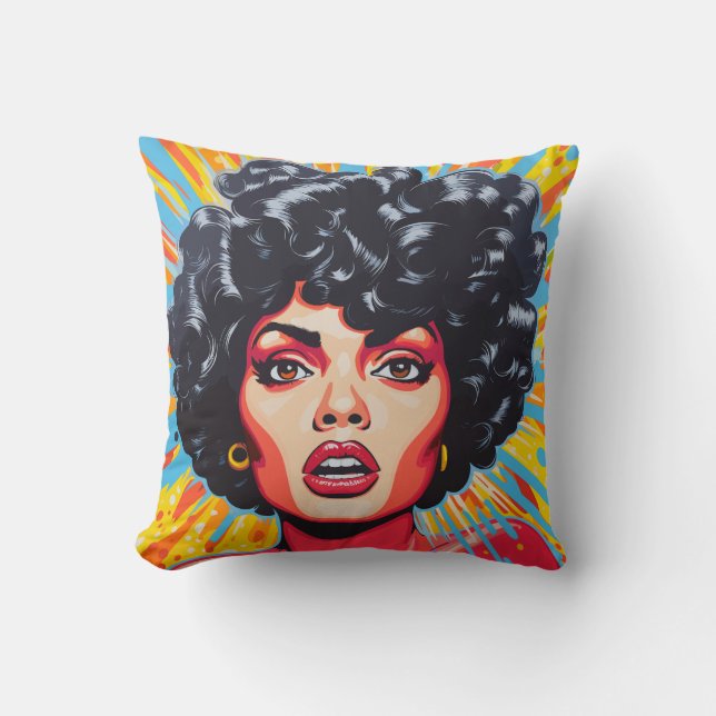 Coussin Explosion d'art pop (Recto)