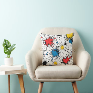 Coussin Explosion de bande dessinée Pop Art