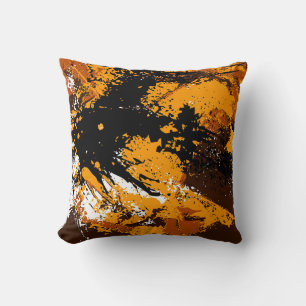 Coussin Explosion d'encre : éclaboussures Abstraites color