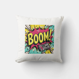 Coussin Explosion Rétro Boombox