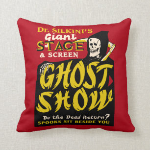 Coussin Exposition de Dr. Silkini Ghost Show Spook