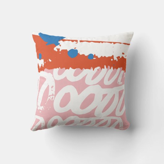 Coussin Expressions d'art pop (Verso)