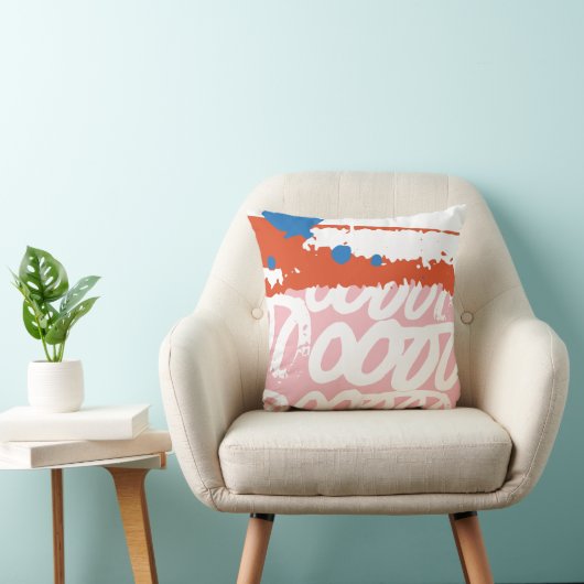 Coussin Expressions Pop Art (Chaise)