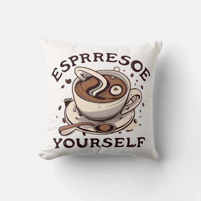 Coussin Exprimez-vous (Recto)