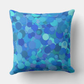 coussin extérieur blue dot confetti (Verso)