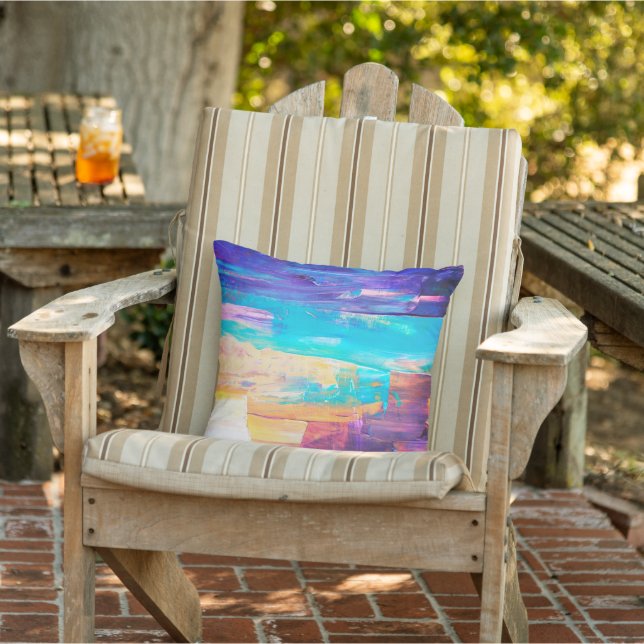 Coussin extérieur coloré (Chaise)