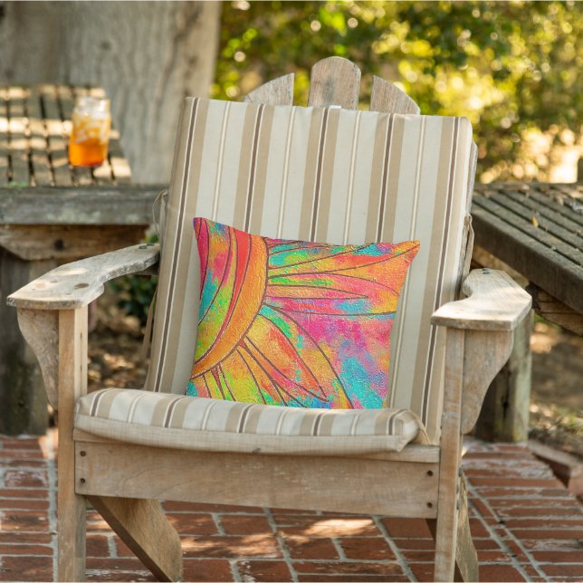 Coussin extérieur d'art original (Chaise)