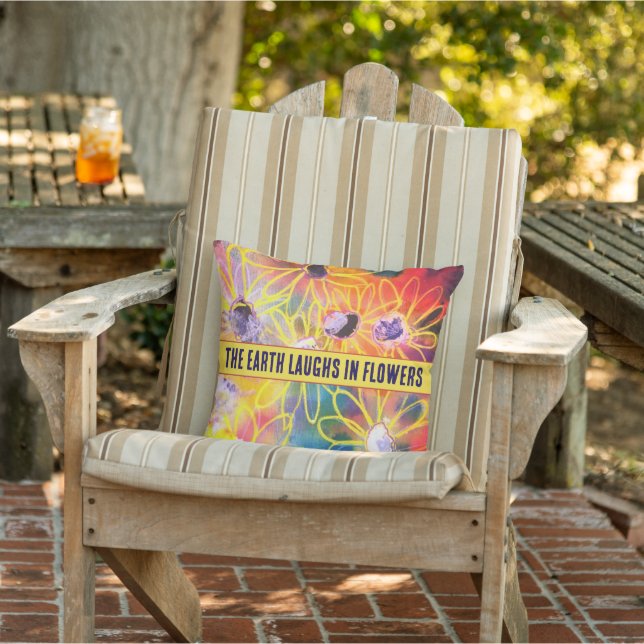 Coussin extérieur d'art original  (Chaise)