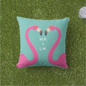 Coussin extérieur de baiser de turquoise de (Herbe)