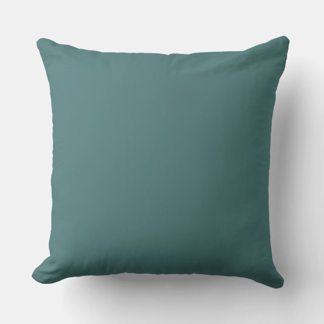Coussin extérieur de couleur turquoise (Recto)