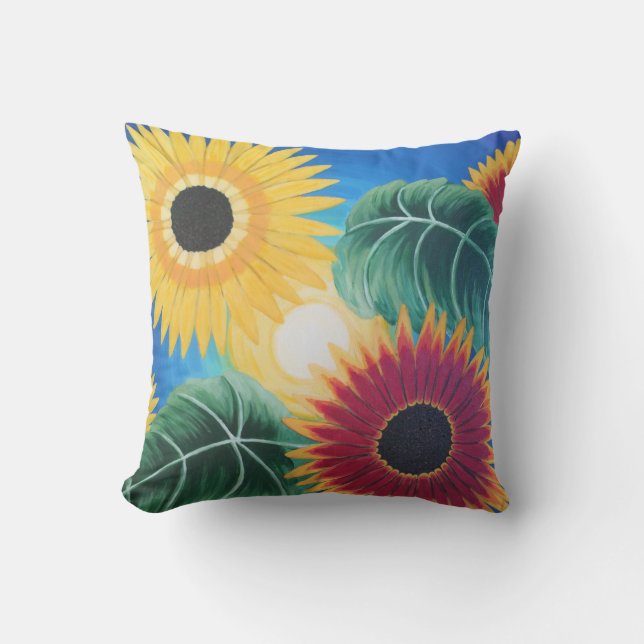 Coussin extérieur de "tournesols" (Recto)