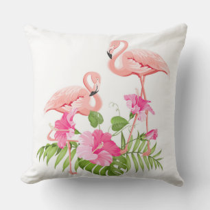 Coussin extérieur  extérieur à Flamant rose d'orei