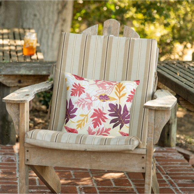 Coussin extérieur feuille en chute (Chaise)